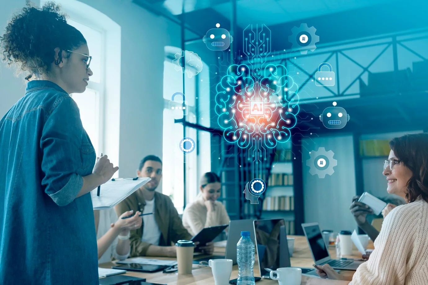 Agente de IA escala a gestão.